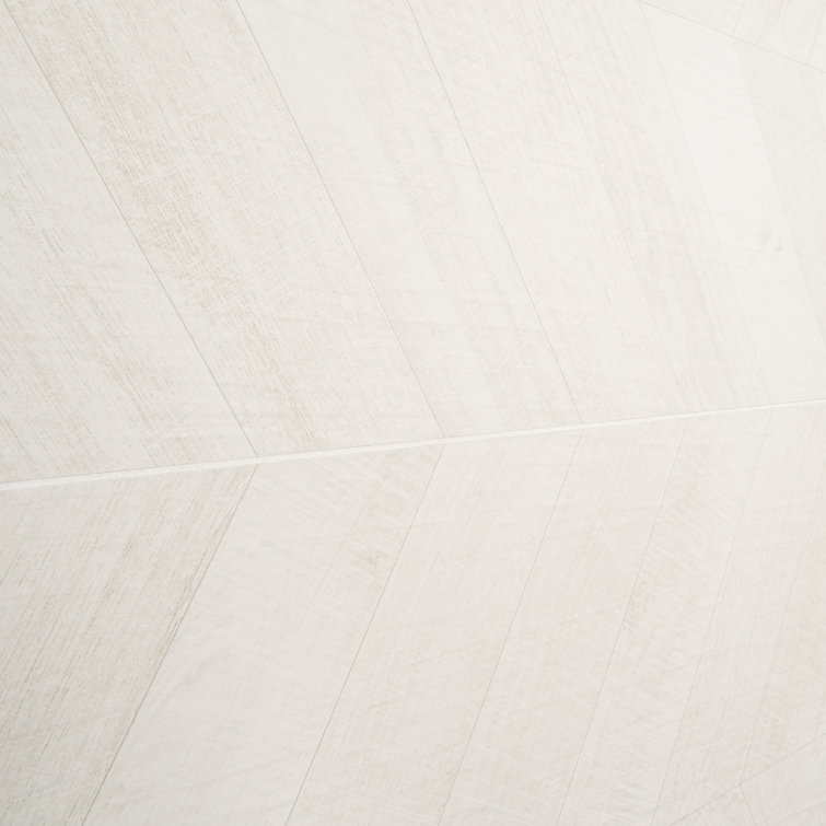 Montgomery Chevron White Matte Porcelain Large Format Tile