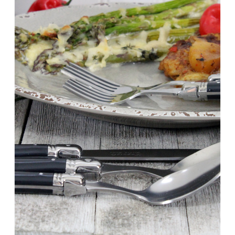 Industrial Brown Stainless Steel 20-Piece Dinner Fork Set