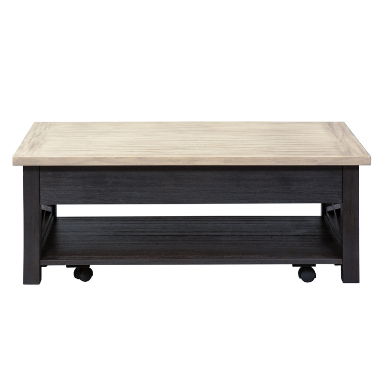 Heatherbrook Black and Ash 3-Piece Living Room Table Set
