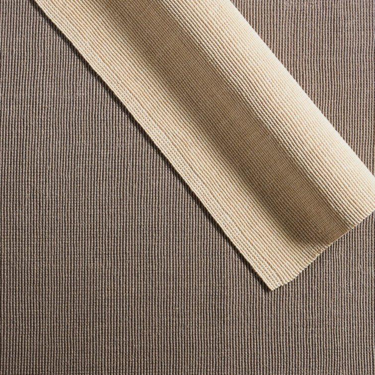 Taupe Handwoven Jute Rectangular Area Rug 8' x 10'