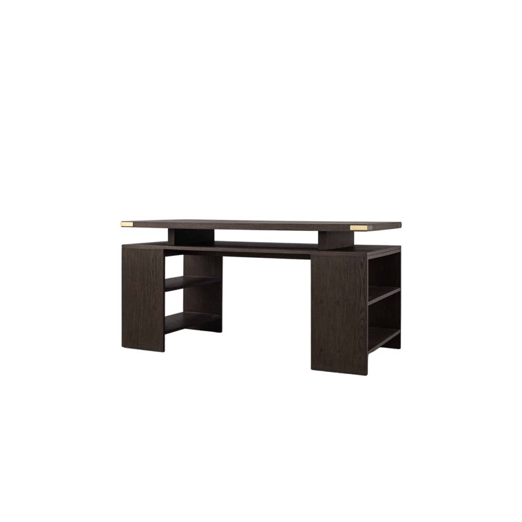 Jasmine Dark Brown Oak and MDF Writing Desk
