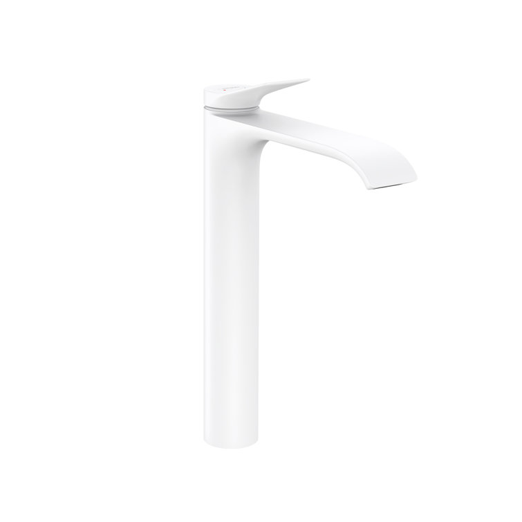 Elegant Black Nickel Modern Vessel Faucet with Waterfall Stream