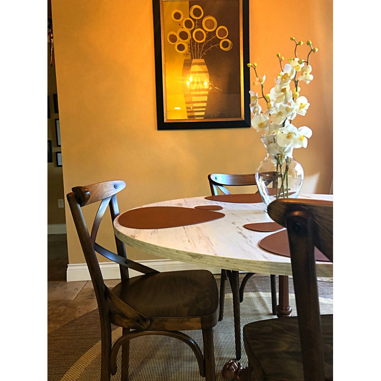 Knotty Pine Round 36'' Melamine Table Top