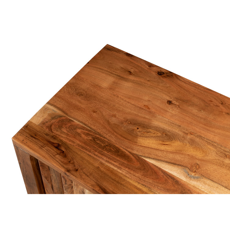 Facet 72'' Rustic Acacia Solid Wood Sideboard