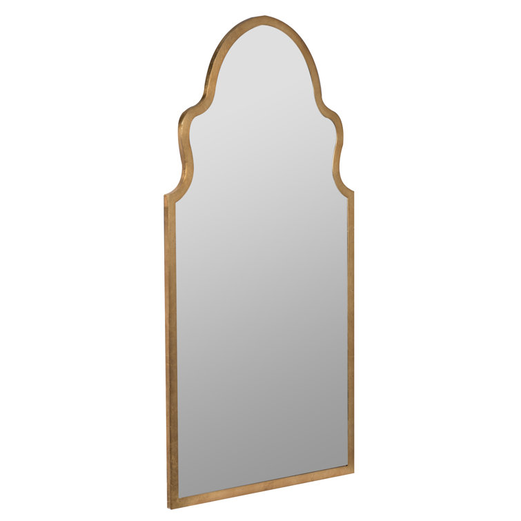Full Length Rectangular Gold Traditional Wall Mirror