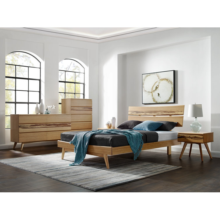 Caramelized Bamboo 5-Drawer Lingerie Chest with Soft Close Dovetail Drawers