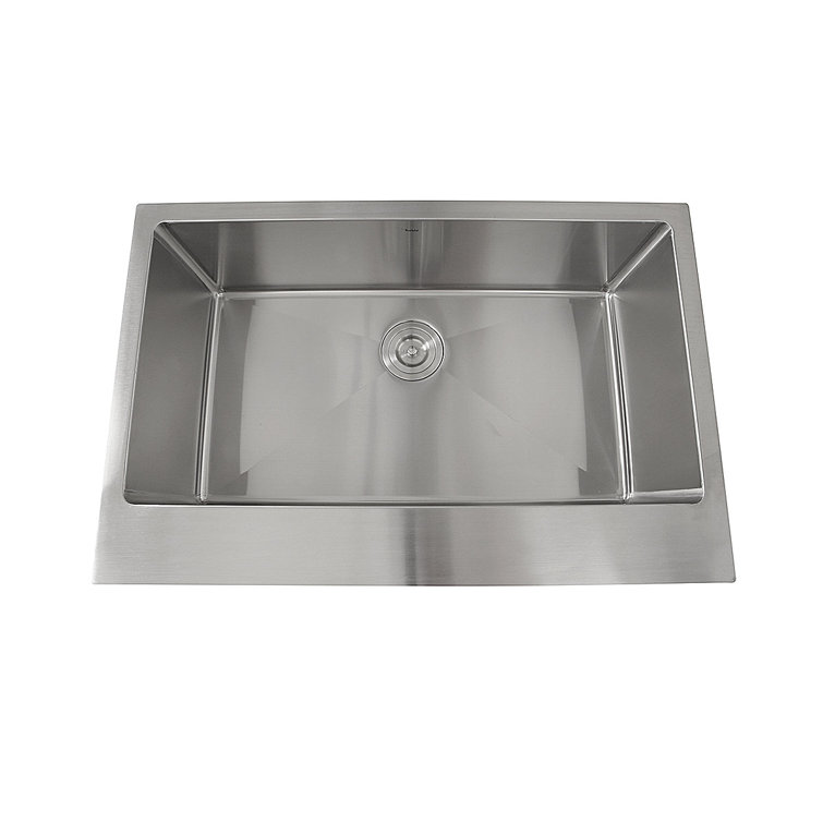 Pro Series 32.5'' Brushed Stainless Steel Farmhouse Sink