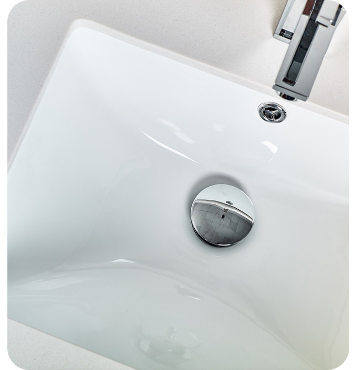 Gray 48" Single Bathroom Vanity with Quartz Top