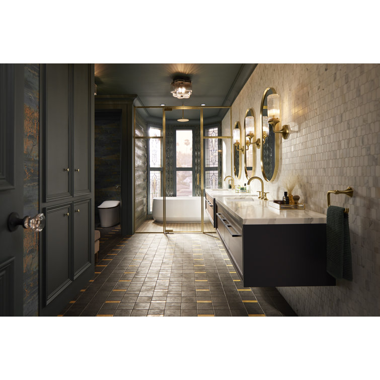Polished Nickel 16'' Dimmable Direct Wired Sconce