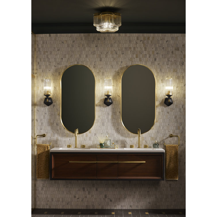Polished Nickel 16'' Dimmable Direct Wired Sconce