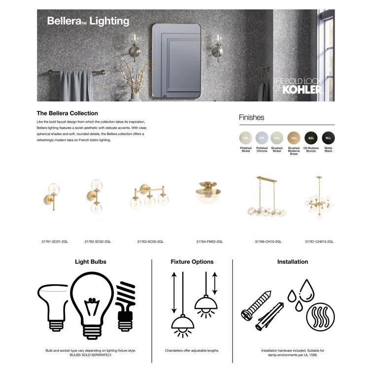 Bellera Brushed Brass 13-Light Sputnik Chandelier with Clear Globes