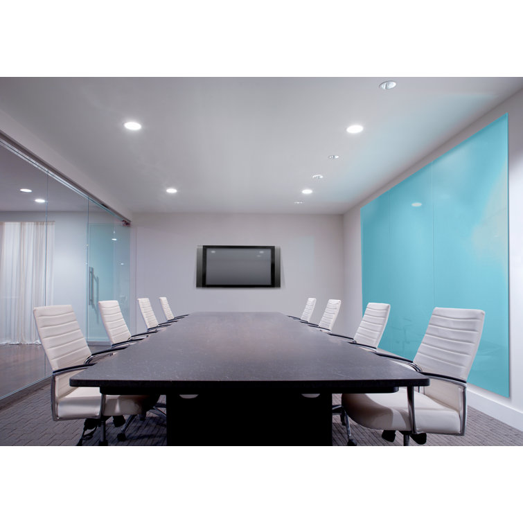 Aria 48'' x 48'' White Magnetic Glass Whiteboard