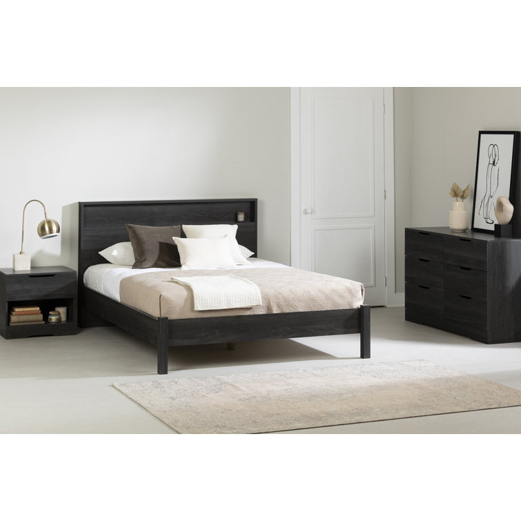 Gray Oak Double Dresser with Soft Close Drawers