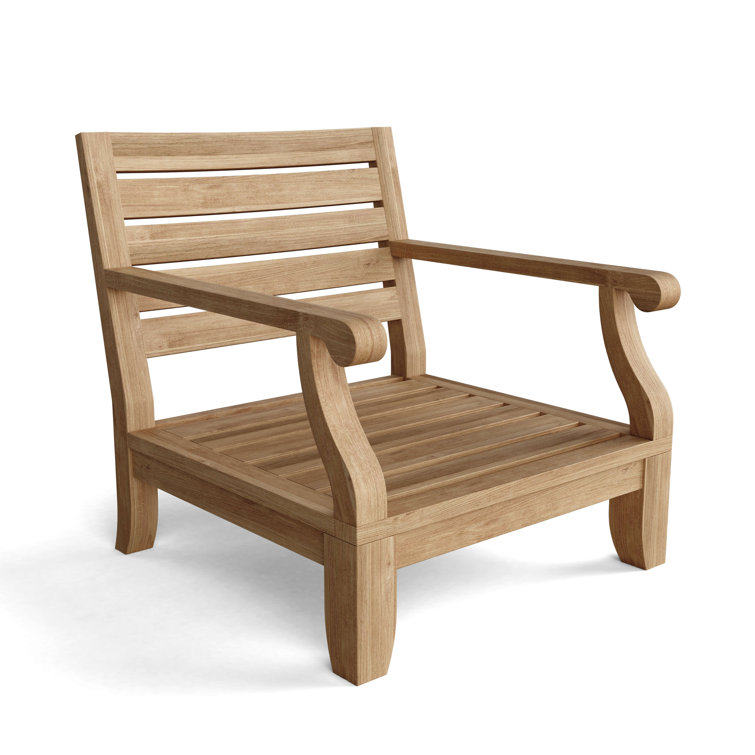 Riviera 8-Piece Teak Outdoor Conversation Set with Gray Cushions
