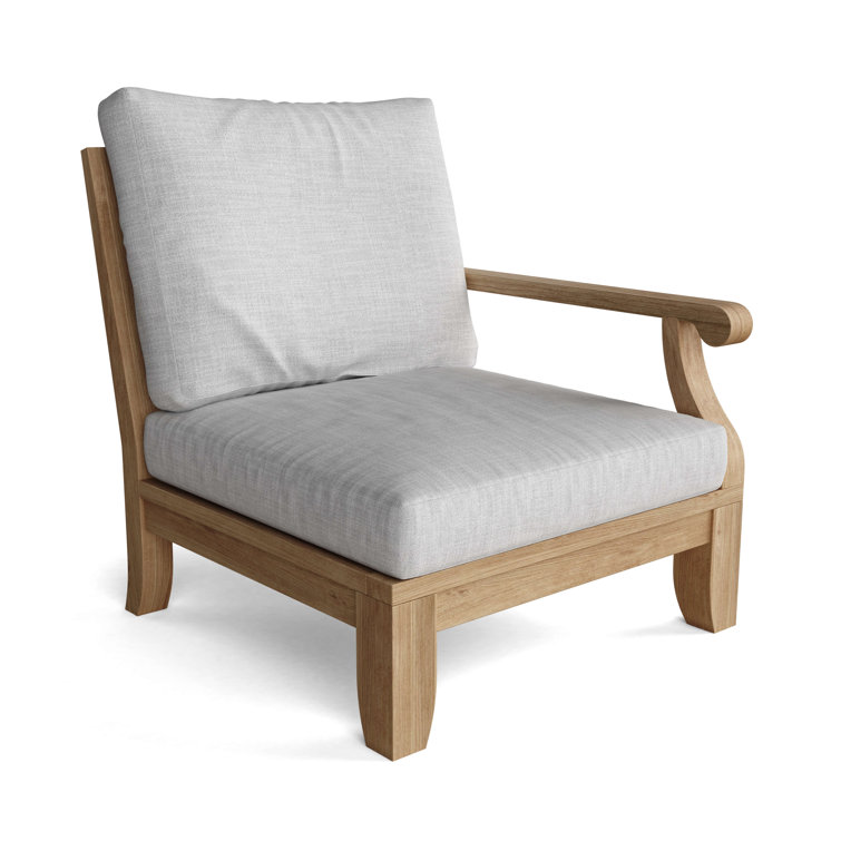 Riviera Natural Teak 5-Person Outdoor Sectional Sofa