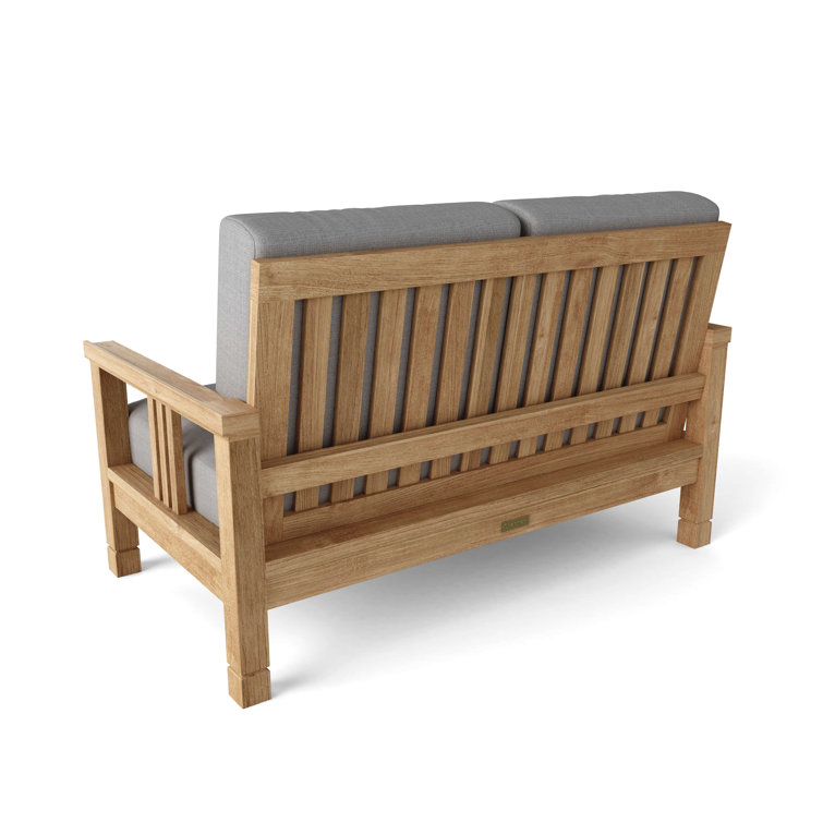 SouthBay 5-Piece Red Teak Outdoor Seating Set