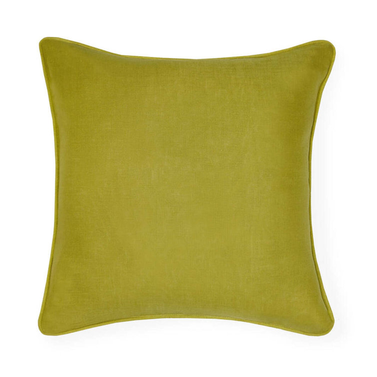 Hunter and Lime 20" x 20" Linen Throw Pillow