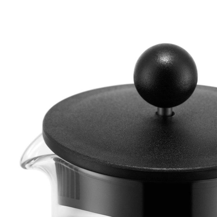Bodum Brazil 12 Ounce Black French Press with Borosilicate Glass