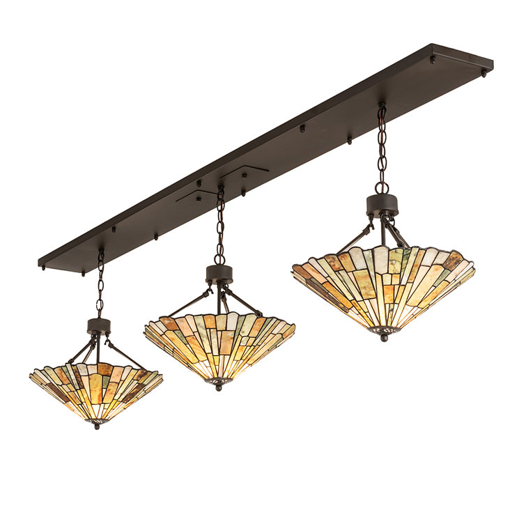 Delta Jadestone 3-Light Oil Rubbed Bronze Island Pendant