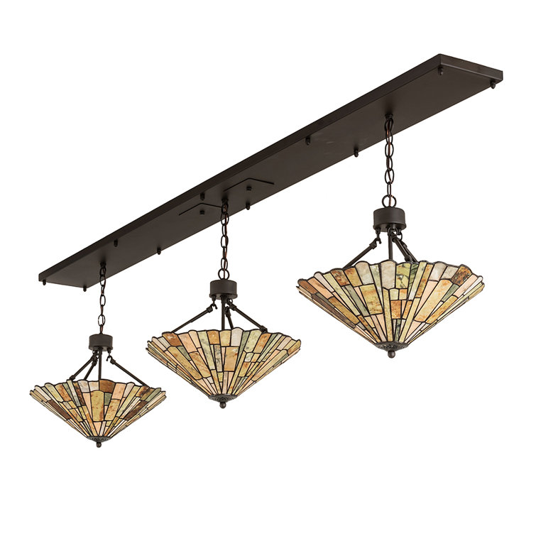 Delta Jadestone 3-Light Oil Rubbed Bronze Island Pendant