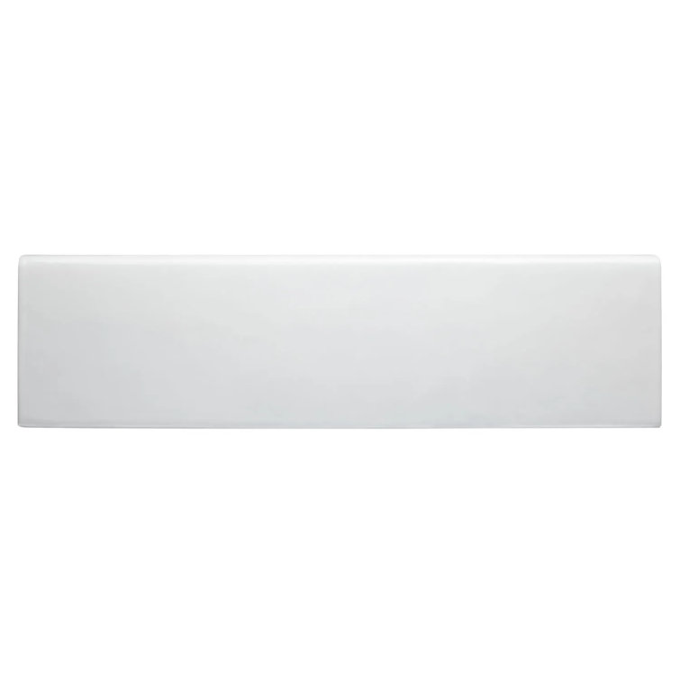 33'' White Cast Iron Double-Bowl Farmhouse Sink