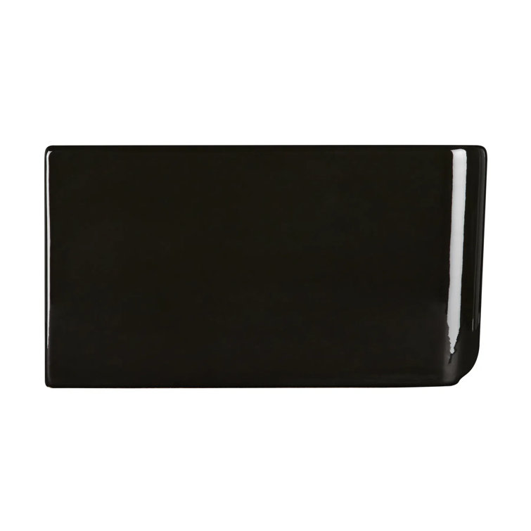 33'' Black Fireclay Farmhouse Apron Sink