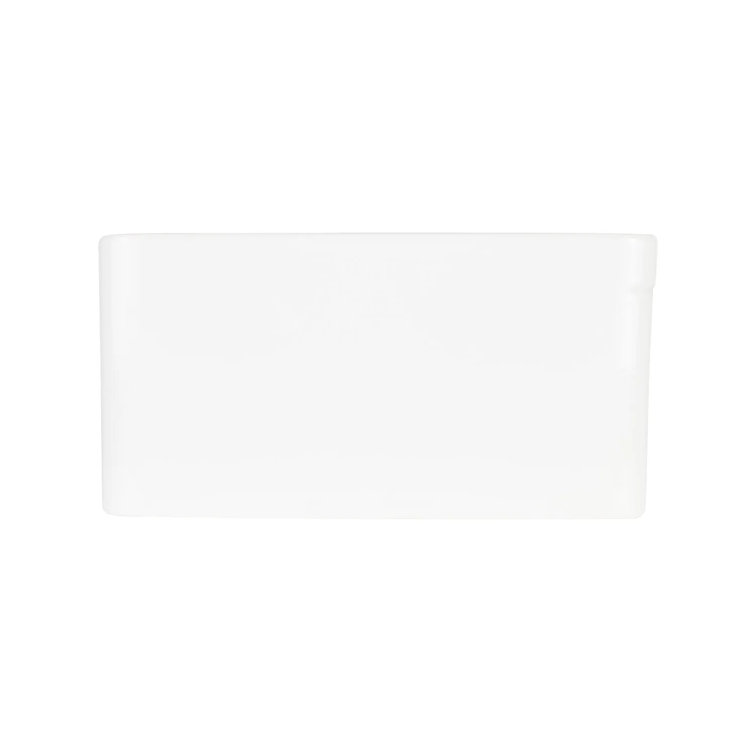 Curington 33" White Fireclay Farmhouse Sink with Fluted Apron