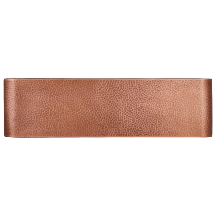 33'' Hammered Copper Farmhouse Apron Sink