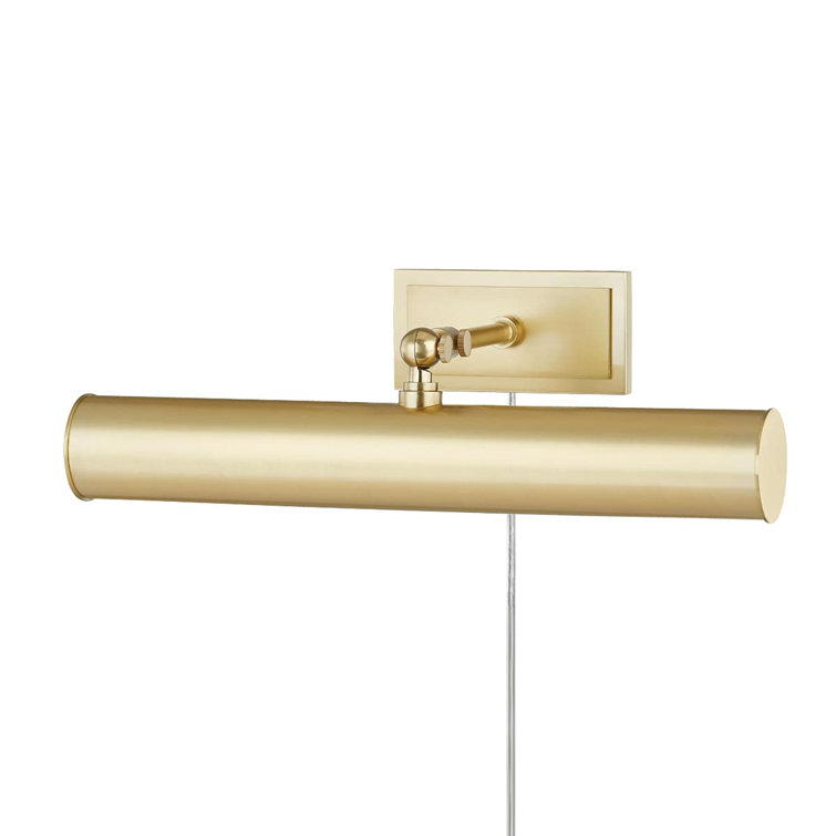 Holly Aged Brass 2-Light Dimmable Metal Picture Wall Light