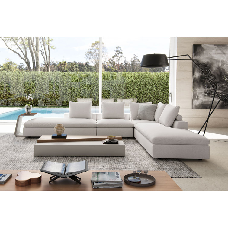 Walnut and Gray Rectangular Two-Tier Coffee Table