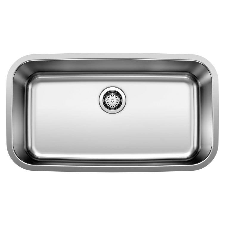 Stellar 28" Single Bowl Stainless Steel Undermount Kitchen Sink