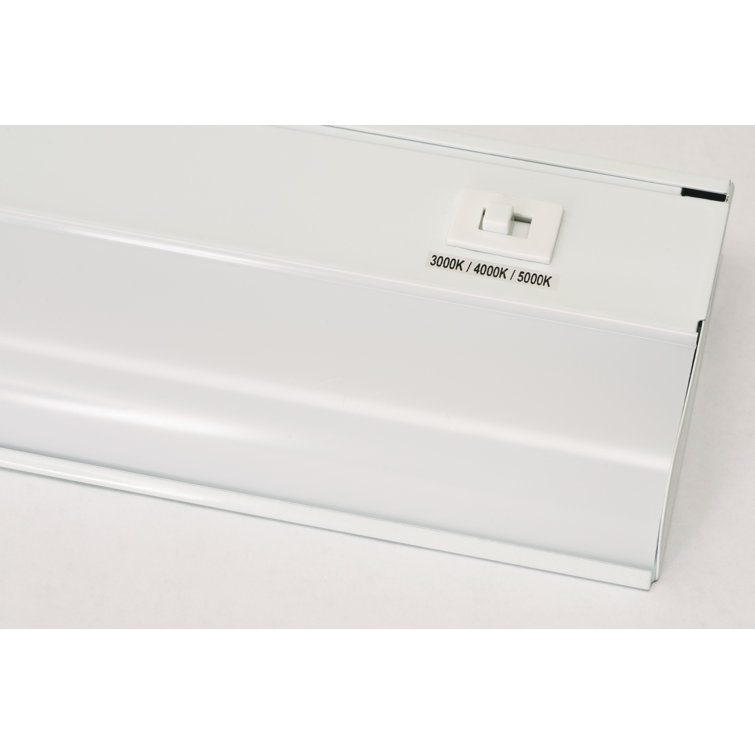 White 12'' Steel LED Under Cabinet Light Bar