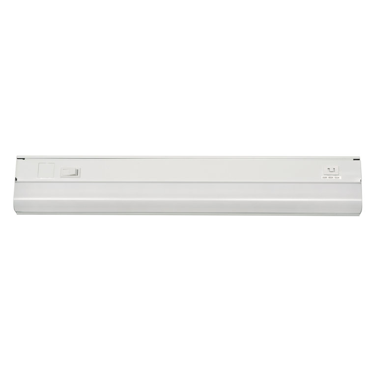 White 9'' LED Under Cabinet Strip Light with Acrylic Shade