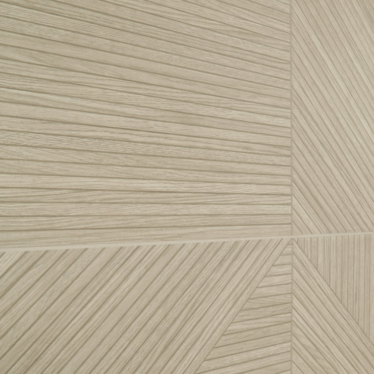 Large Matte Oak Porcelain Wood Look Wall Tile