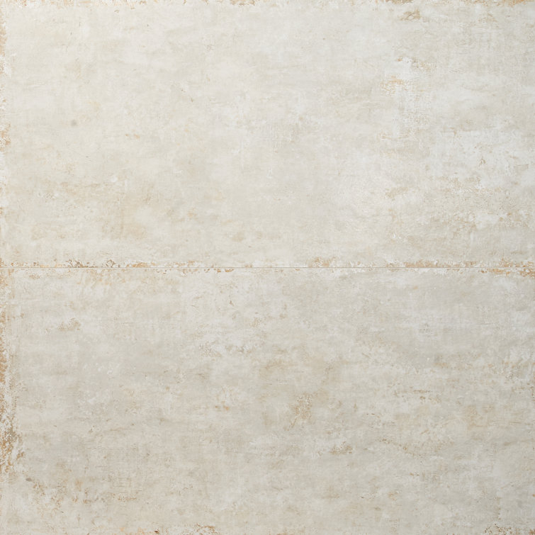 Large Format Beige Matte Porcelain Stone Look Floor and Wall Tile