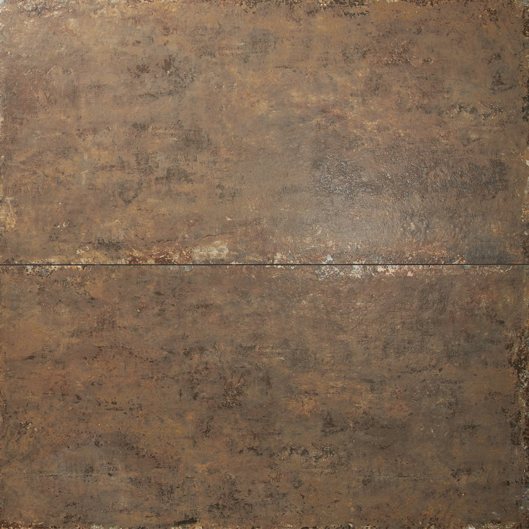 Mantis Large Matte Brown Porcelain Rectangular Floor and Wall Tile