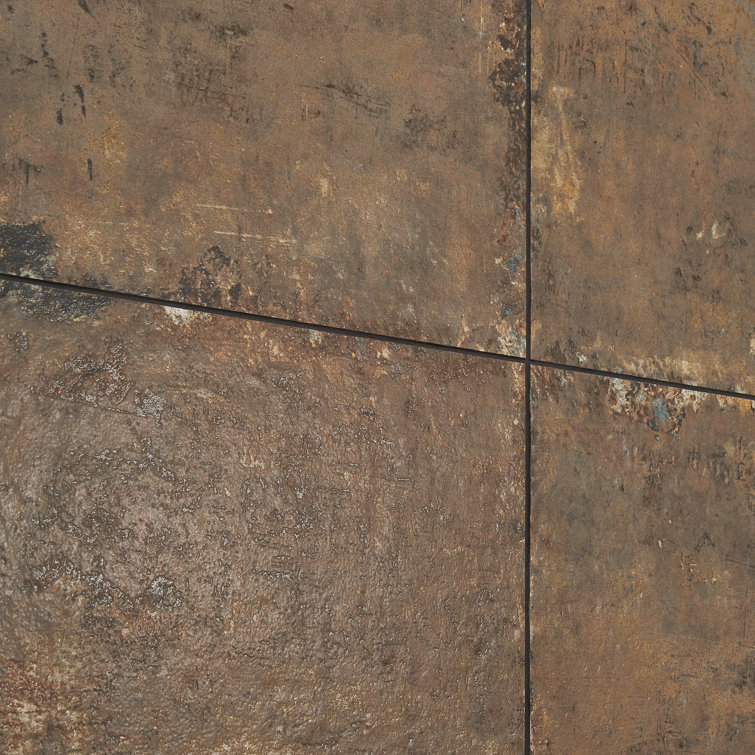 Mantis Large Matte Brown Porcelain Rectangular Floor and Wall Tile