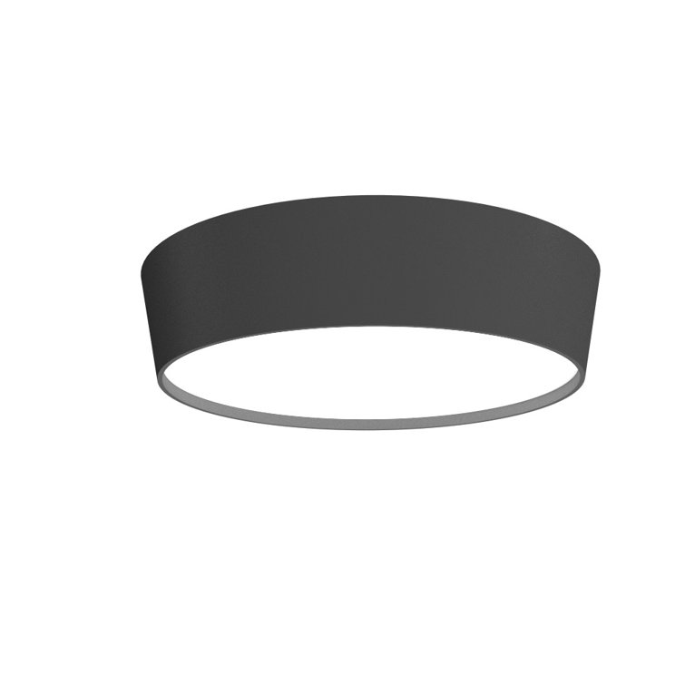American Walnut LED Ceiling Light with Natural Wood Veneer