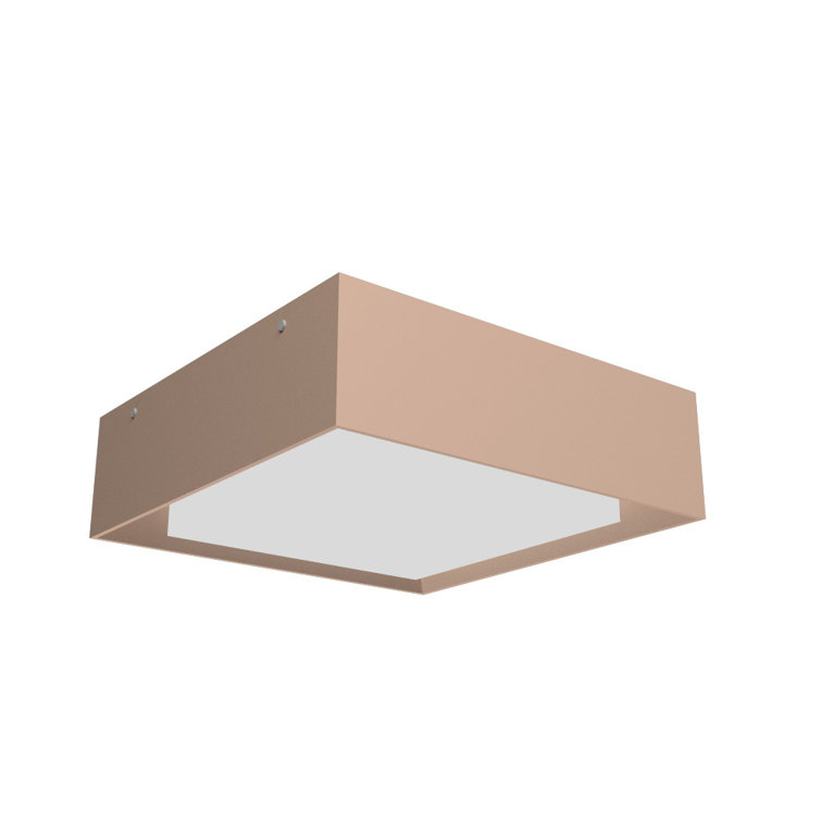 Blonde Freijo Teak LED Flush Mount Light