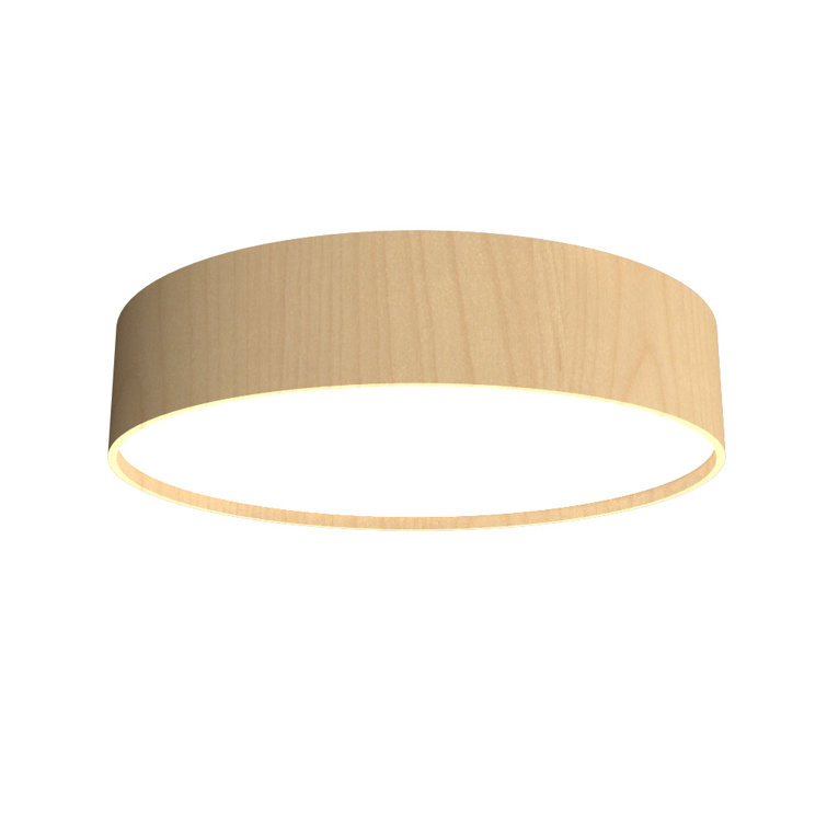Maple Wood LED Flush Mount Ceiling Light