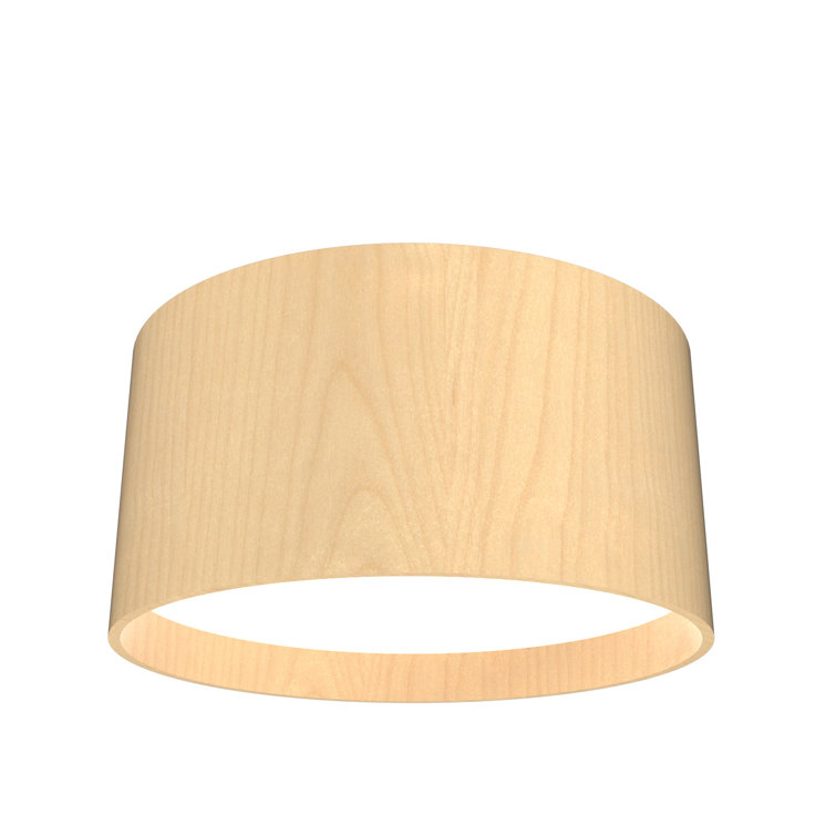 Maple Wood LED Flush Mount Ceiling Light