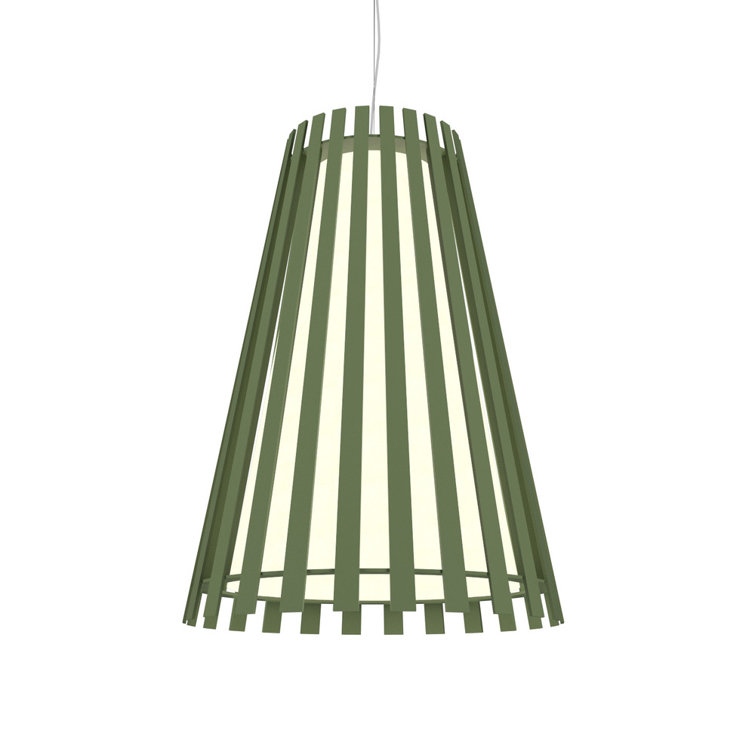 American Walnut Contemporary Mini Pendant Light