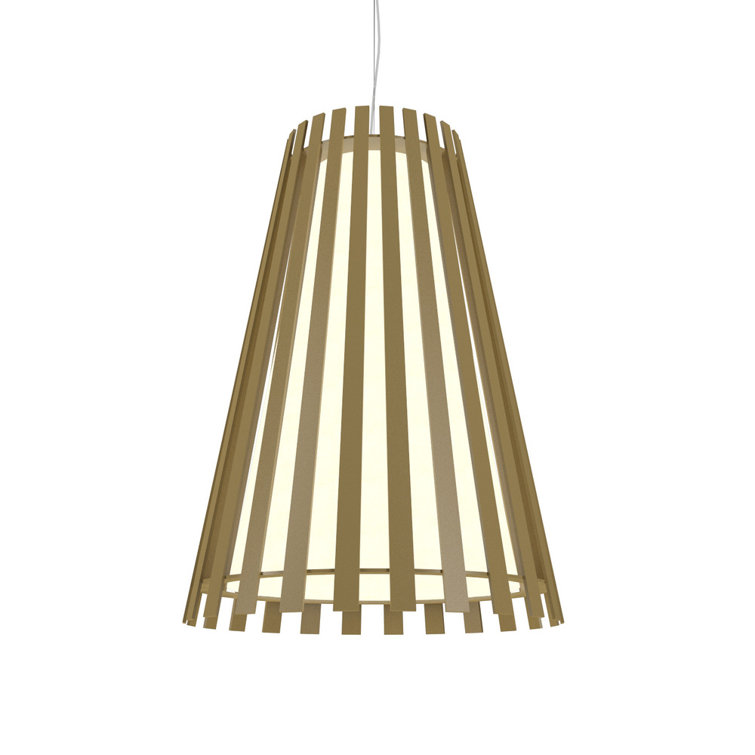 American Walnut Contemporary Mini Pendant Light