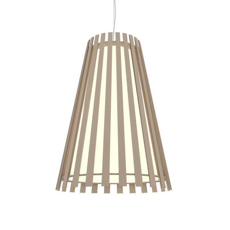 American Walnut Contemporary Mini Pendant Light