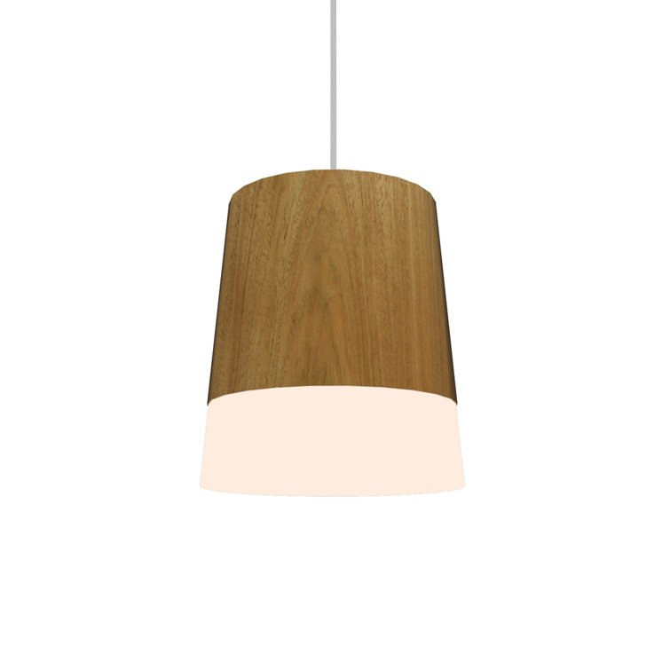 Louro Freijó Wood Veneer Mini Pendant Light