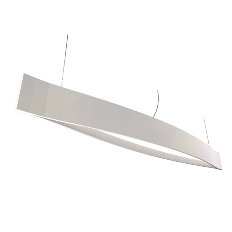 Blonde Freijo Maple LED Pendant Light with White Acrylic Diffuser