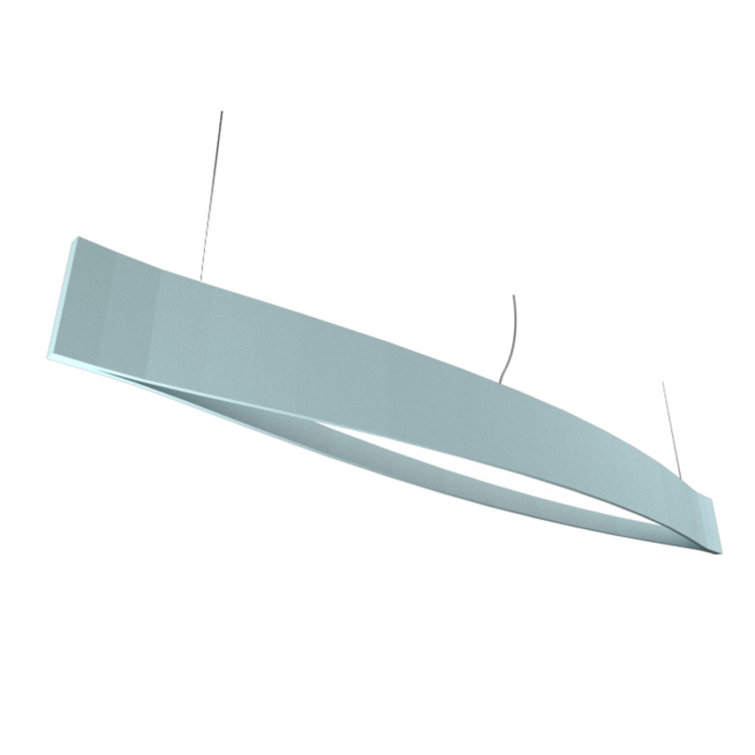 Blonde Freijo Maple LED Pendant Light with White Acrylic Diffuser