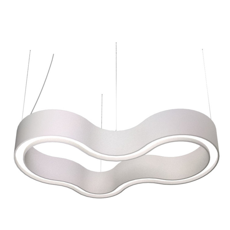Maple Wood LED Indoor/Outdoor Geometric Pendant Light