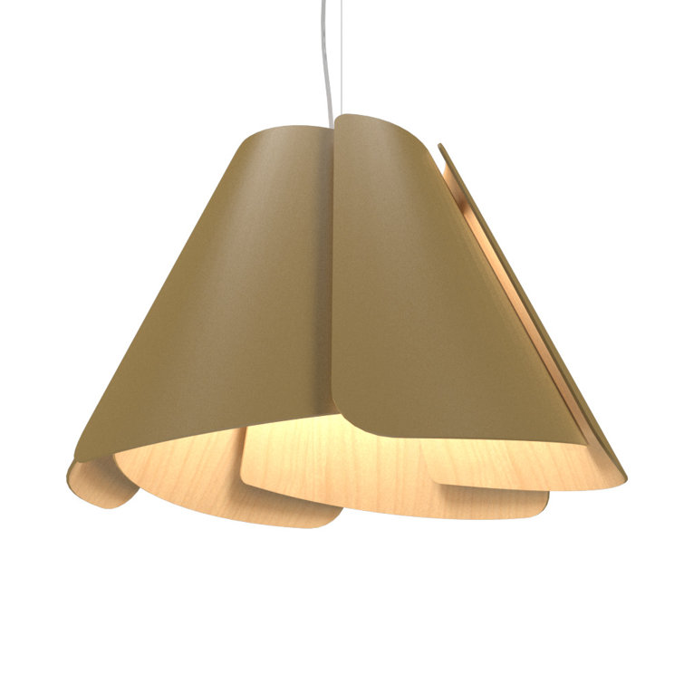 Matte Black LED Single Cone Pendant Light