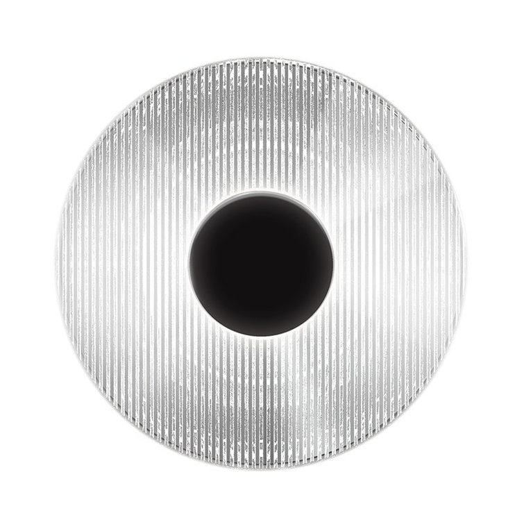 Satin Black 9" Dimmable LED Wall Sconce Direct Wired